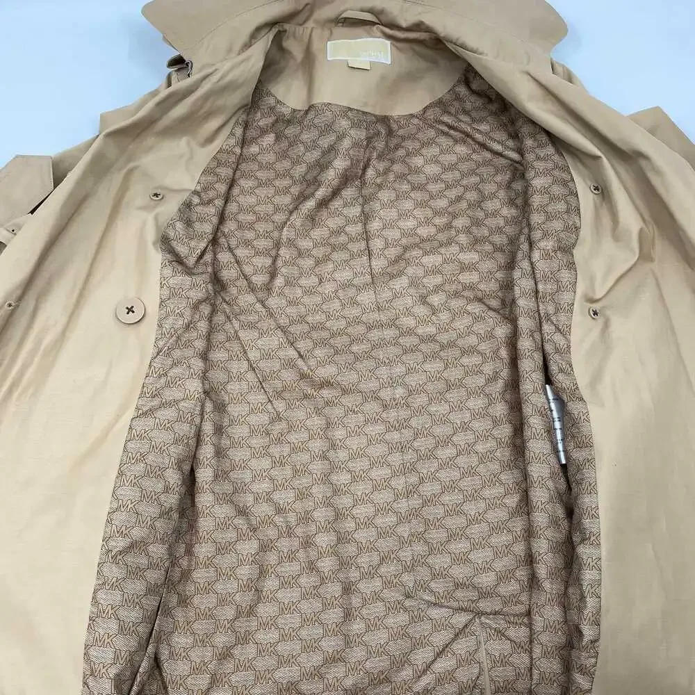 Michael Kors Brown Hooded Trench Coat | Women's XS